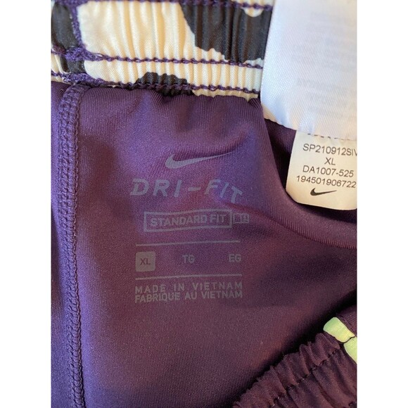 Girls Nike Dry Fit Size XL Purple & Zebra Shorts w/undershorts - Picture 6 of 8